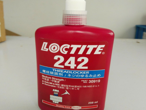 乐泰loctite242胶水中强度螺纹锁固剂