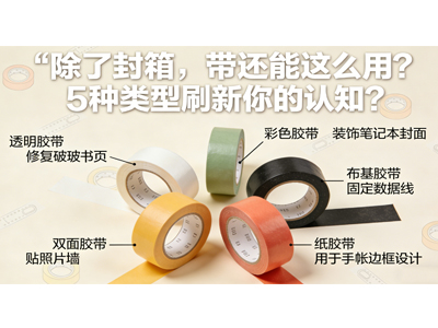 除了封箱，胶带还能这么用？5 种类型刷新你的认知