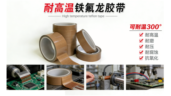 品汉邦<i style='color:red'>特氟龙玻纤胶带</i>，高温工业防护的实用之选