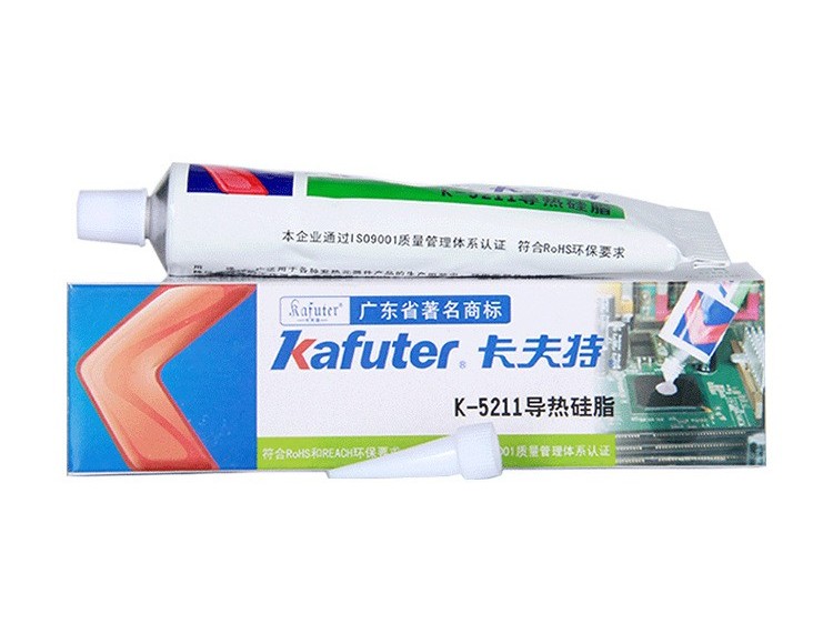 卡夫特导热硅脂 K-5215/5213/5212/5211 白色cpu显卡导热散热膏