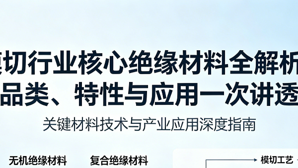 模切行业核心绝缘材料全解析，品类、特性与应用一次讲透