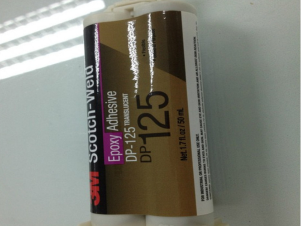 原装进口3MDP125环氧树脂粘钢胶 耐高温 双组份环氧胶 半透明50ml